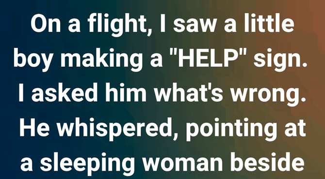 A Little Boy Silently Signed ‘HELP’—My Heart Shattered When I Learned Why