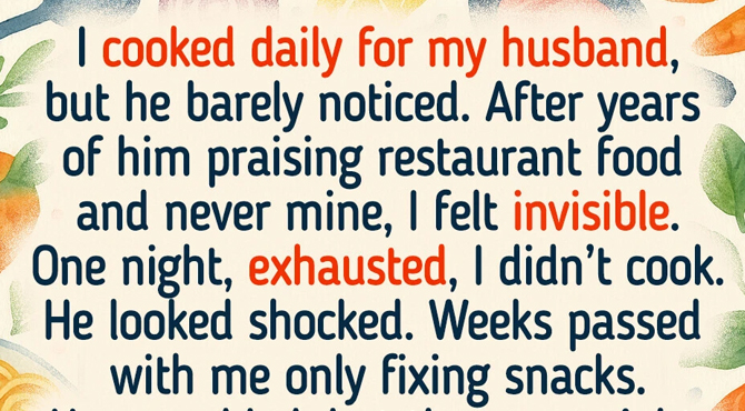 My Husband Didn’t Help in the Kitchen—So I Taught Him a Lesson He Won’t Forget