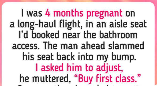 The Man in Front of Me Reclined His Seat — So I Gave Him a Lesson