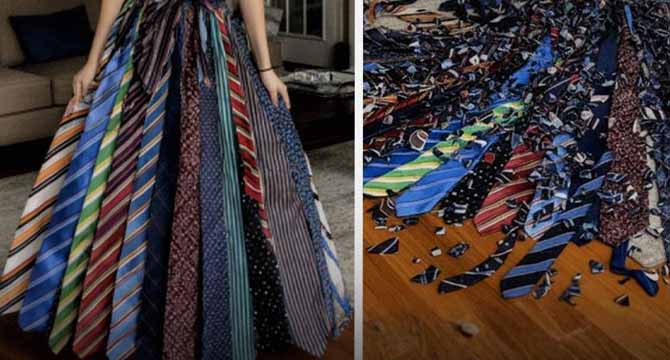 My Stepmom Destroyed the Skirt I Made from My Late Dad’s Ties—Karma Knocked on Our Door That Same Night