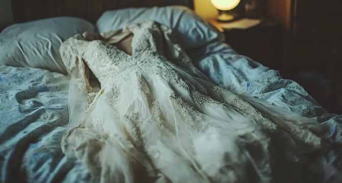 I Found My Daughter’s Wedding Dress Cut to Pieces with My Stepdaughter Standing