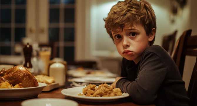 My Son Refused to Eat During Our Thanksgiving Dinner—When I Asked Why, He Said, ‘Grandma Told Me the Truth About You’