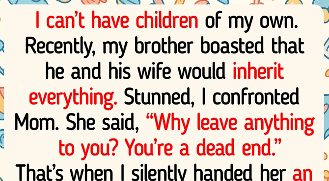 My Parents Disinherited Me for Being Childless—But Karma Hit Them Hard