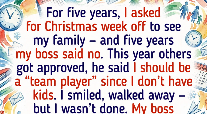 Boss Denied My Christmas Leave—What I Did Next Shocked Everyone