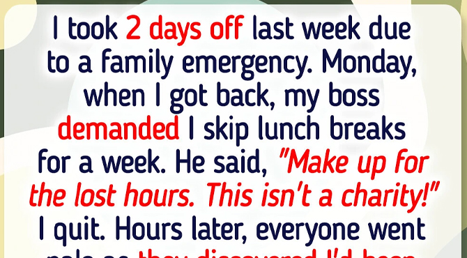 I Quit After My Boss Denied Me My Lunch Break