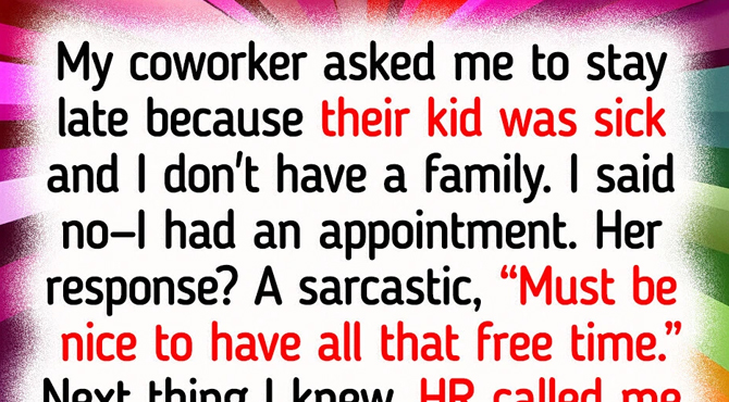 I Refused to Cover for a Coworker’s Sick Kid—Now I’m HR’s Problem