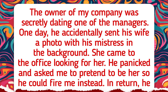 He begged me to pretend I was his mistress…