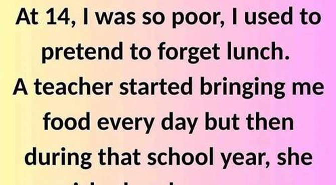I Was So Poor That I Couldn’t Afford Lunch