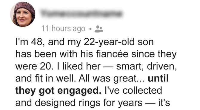 My Future DIL Refused My Wedding Present and Demanded I Give Her My Emerald Ring as an Heirloom Engagement Ring