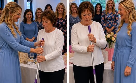 My Future DIL Handed Me a Mop in Front of 20 Guests at Her Bridal Shower and Told Me to ‘Earn My Meal’ – The Gift I Pulled Out of My Purse Made the Whole Room Gasp