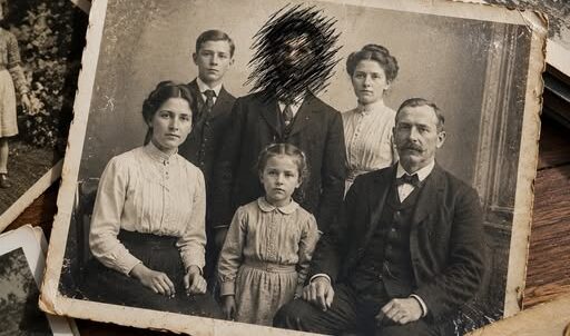 My Grandmother Scratched One Face Out of Every Family Photograph — After Her Funeral, I Learned Why