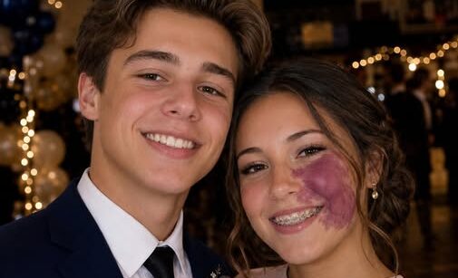 Only One Boy Asked Me to Prom Because No One Else Wanted to Due to the Birthmark on My Face – Everyone Laughed Until an Officer Walked Into the Hall